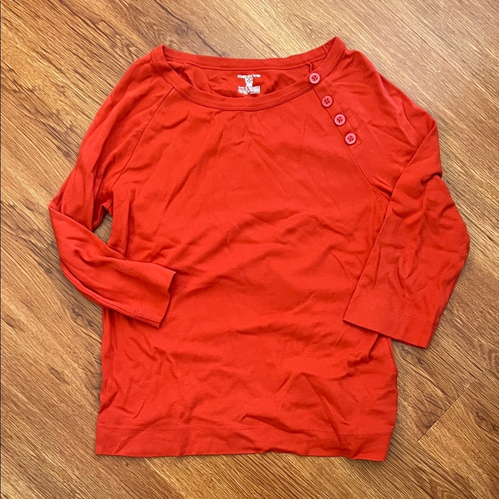 Jones New York Sport Petite Scarlet Tee